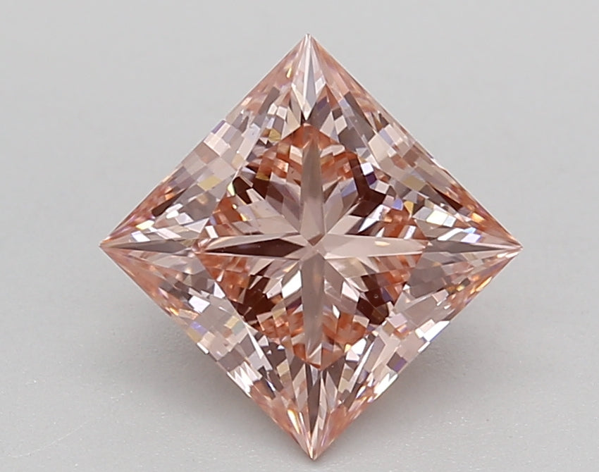 1.71 Carat Princess Shaped, Ideal Cut, VS1 Clarity, IGI Certified Lab Grown Diamond
