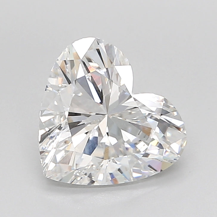 3.00 Carat Heart Shaped, Excellent Cut, E Color, VVS2 Clarity, IGI Certified Lab Grown Diamond