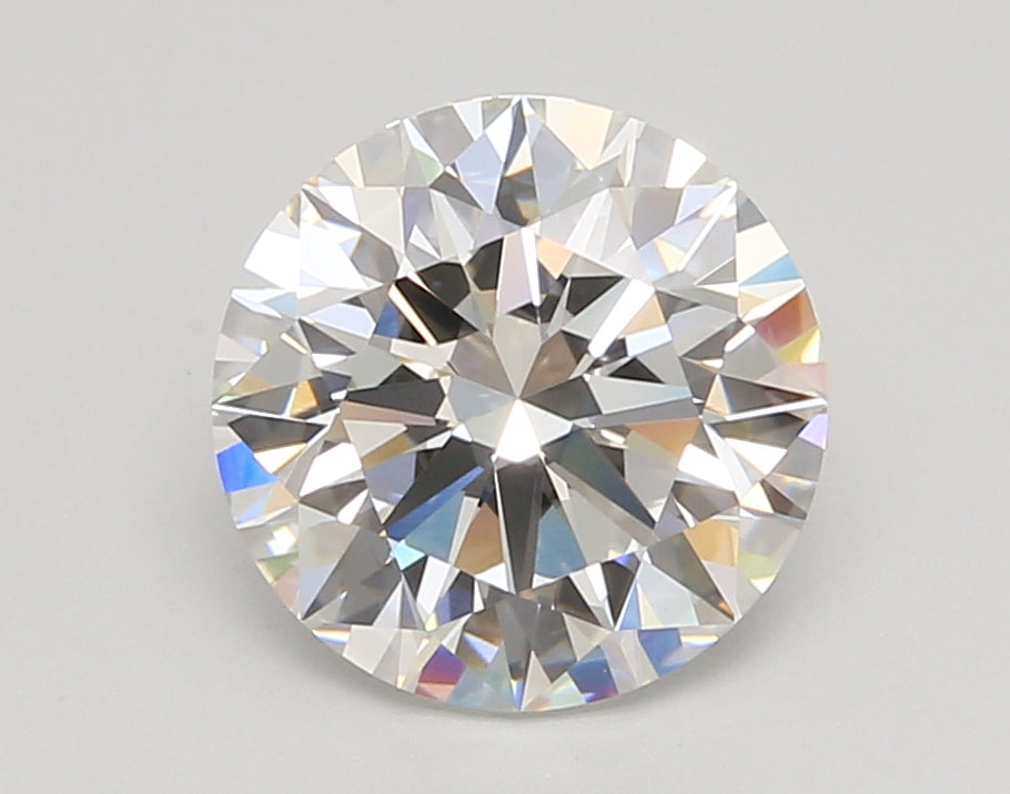 3.02 Carat Round Shaped, Ideal Cut, E Color, VVS2 Clarity, IGI Certified Lab Grown Diamond