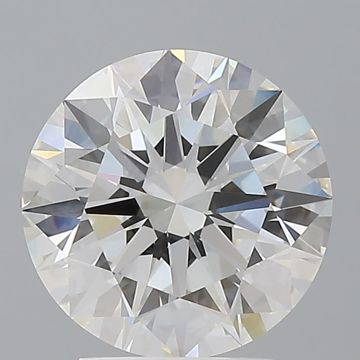 3.10 Carat Round Shaped, Ideal Cut, F Color, VVS2 Clarity, IGI Certified Lab Grown Diamond