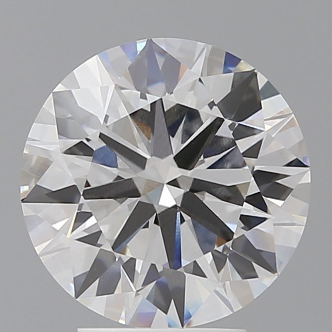 4.02 Carat Round Shaped, Ideal Cut, E Color, VVS2 Clarity, IGI Certified Lab Grown Diamond