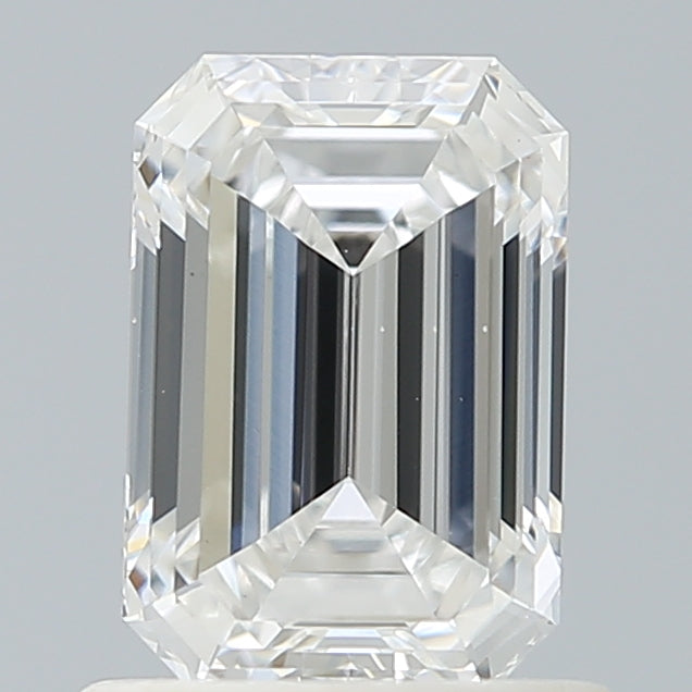 1.05 Carat Emerald Shaped, Ideal Cut, E Color, VS2 Clarity, IGI Certified Lab Grown Diamond