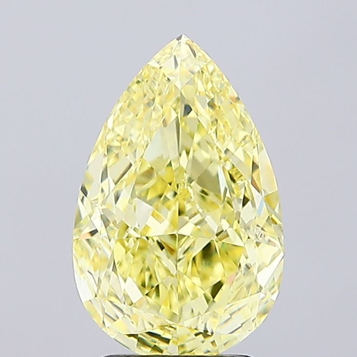 3.02 Carat Pear Shaped, Ideal Cut, VVS2 Clarity, IGI Certified Lab Grown Diamond