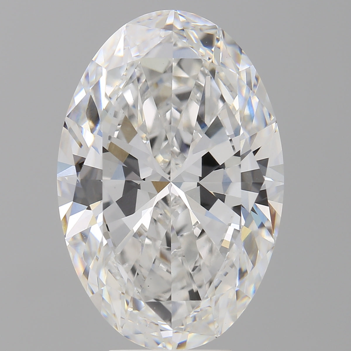 7.58 Carat Oval Shaped, Excellent Cut, E Color, VVS2 Clarity, IGI Certified Lab Grown Diamond