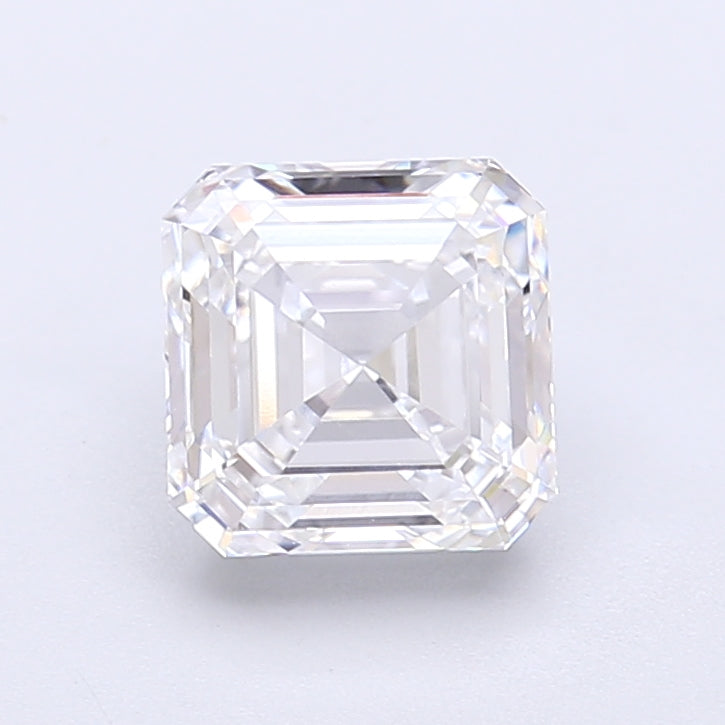 1.89 Carat Asscher Shaped, Very Good Cut, D Color, VVS2 Clarity, IGI Certified Lab Grown Diamond