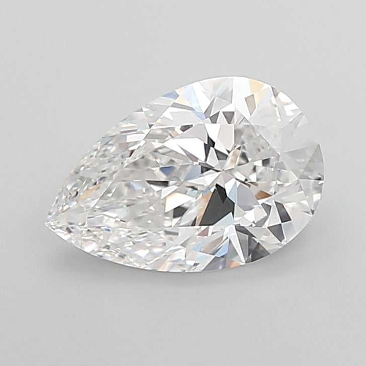 3.00 Carat Pear Shaped, Ideal Cut, E Color, VVS2 Clarity, IGI Certified Lab Grown Diamond