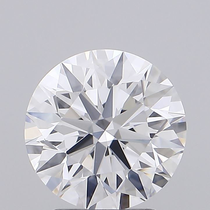 1.55 Carat Round Shaped, Ideal Cut, D Color, VVS1 Clarity, IGI Certified Lab Grown Diamond