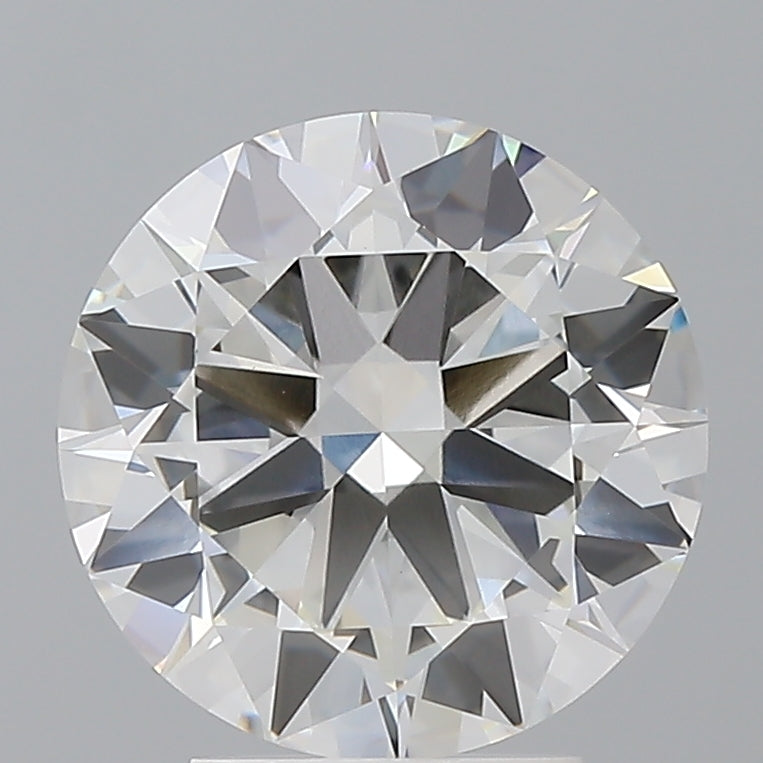 3.53 Carat Round Shaped, Excellent Cut, F Color, VVS2 Clarity, IGI Certified Lab Grown Diamond