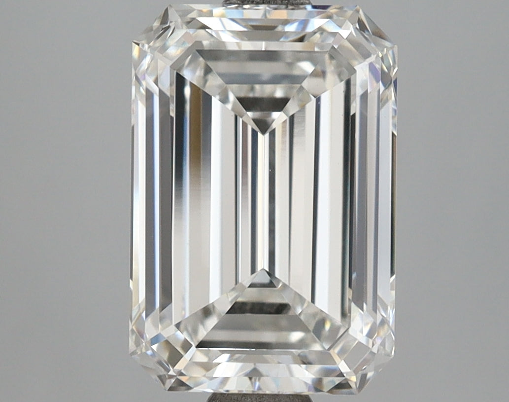 3.76 Carat Emerald Shaped, Excellent Cut, E Color, VS1 Clarity, IGI Certified Lab Grown Diamond