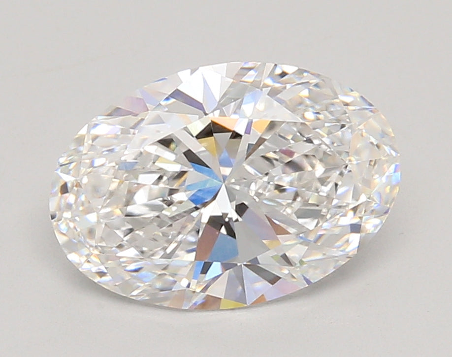 2.73 Carat Oval Shaped, Ideal Cut, D Color, VVS2 Clarity, IGI Certified Lab Grown Diamond