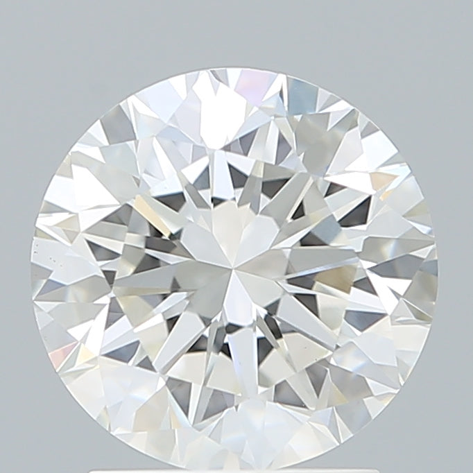 2.16 Carat Round Shaped, Excellent Cut, F Color, VS1 Clarity, IGI Certified Lab Grown Diamond