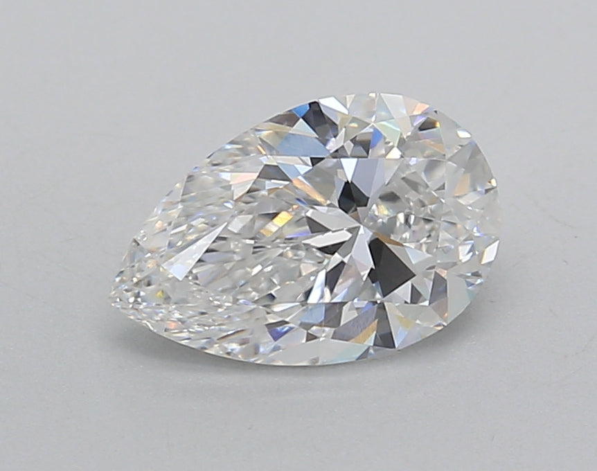 1.27 Carat Pear Shaped, Excellent Cut, D Color, VVS2 Clarity, IGI Certified Lab Grown Diamond