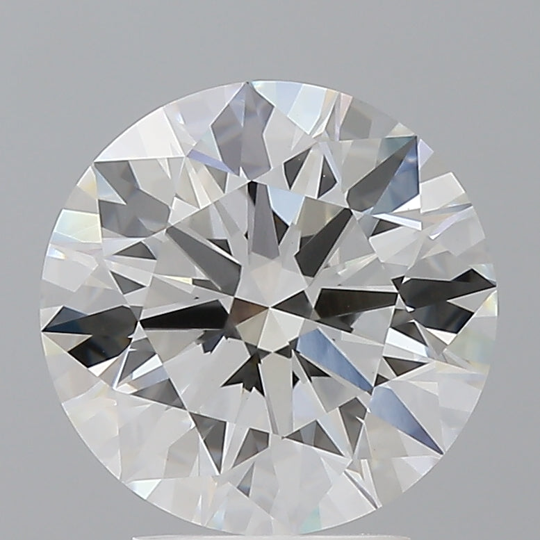 3.53 Carat Round Shaped, Ideal Cut, F Color, VVS2 Clarity, IGI Certified Lab Grown Diamond