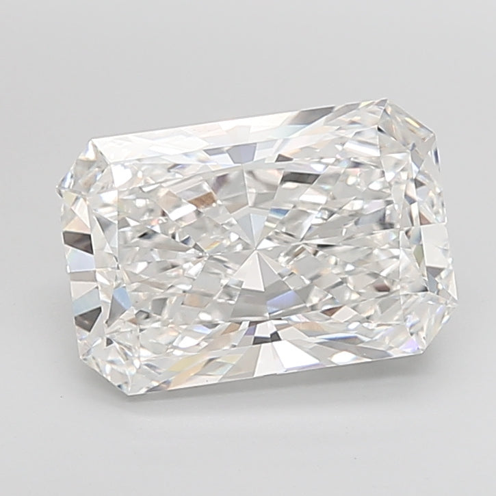 7.05 Carat Radiant Shaped, Ideal Cut, F Color, VVS2 Clarity, IGI Certified Lab Grown Diamond