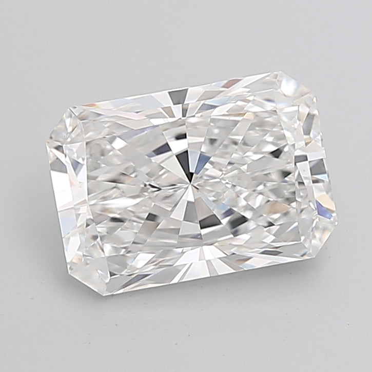 4.03 Carat Radiant Shaped, Ideal Cut, E Color, VVS2 Clarity, IGI Certified Lab Grown Diamond