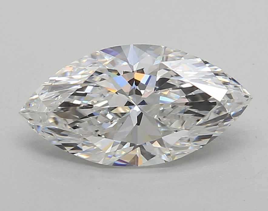 1.75 Carat Marquise Shaped, Excellent Cut, E Color, VVS2 Clarity, IGI Certified Lab Grown Diamond