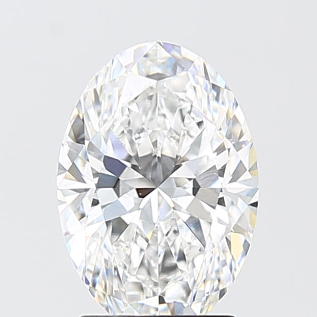 2.06 Carat Oval Shaped, Ideal Cut, D Color, VVS2 Clarity, IGI Certified Lab Grown Diamond