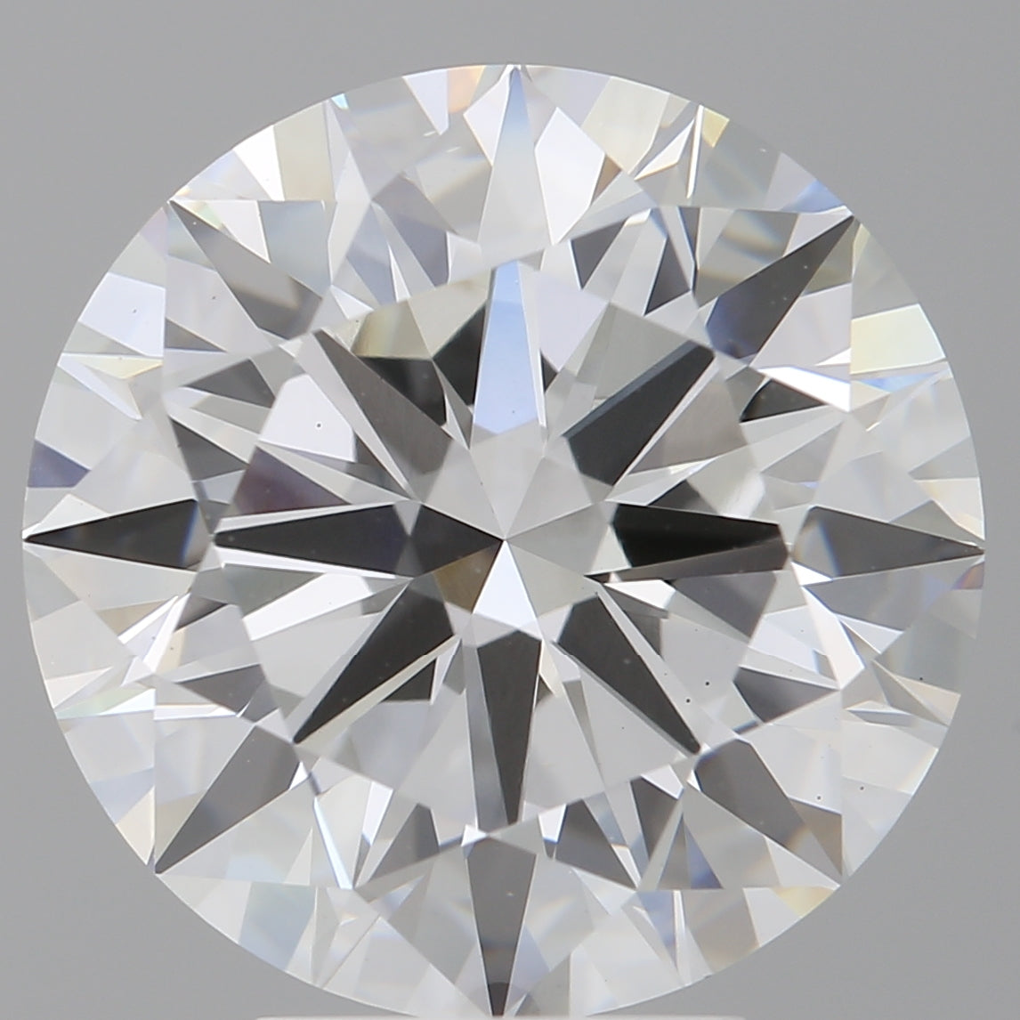 6.01 Carat Round Shaped, Ideal Cut, F Color, VS1 Clarity, IGI Certified Lab Grown Diamond