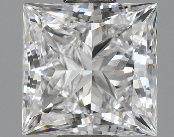 1.03 Carat Princess Shaped, Excellent Cut, D Color, VVS1 Clarity, IGI Certified Lab Grown Diamond