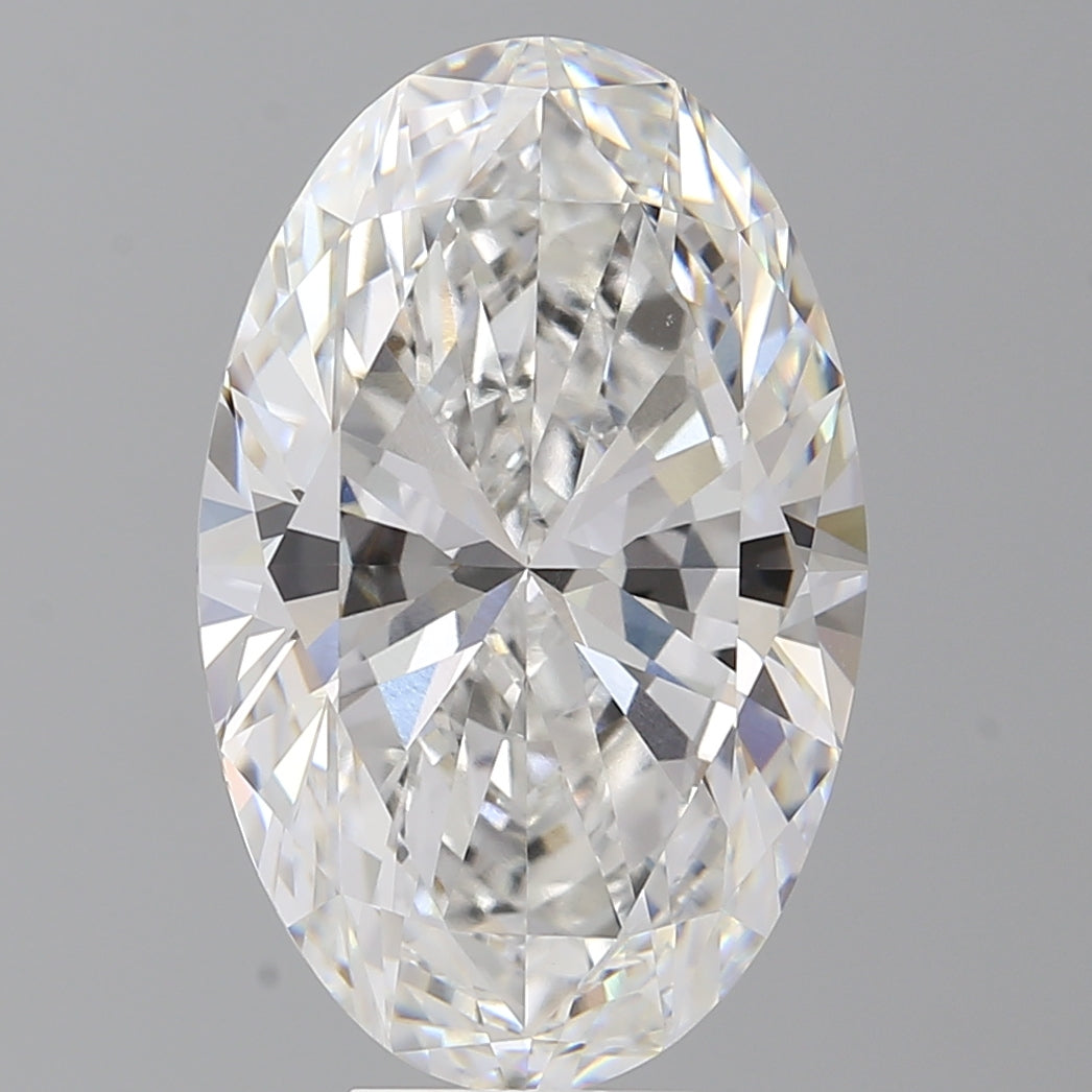 9.02 Carat Oval Shaped, Ideal Cut, E Color, VVS2 Clarity, IGI Certified Lab Grown Diamond