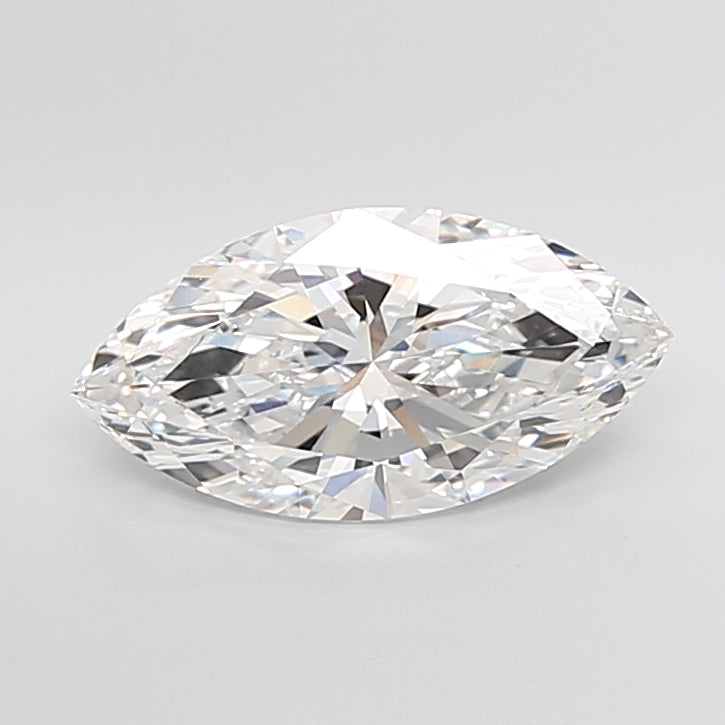 4.04 Carat Marquise Shaped, Ideal Cut, E Color, VVS2 Clarity, IGI Certified Lab Grown Diamond
