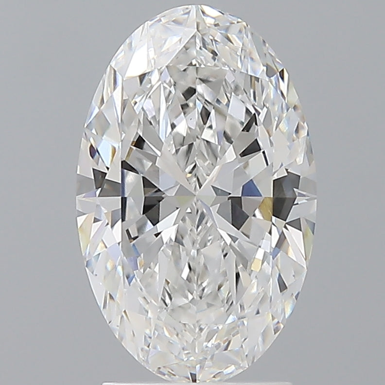 2.54 Carat Oval Shaped, Excellent Cut, D Color, VVS2 Clarity, IGI Certified Lab Grown Diamond