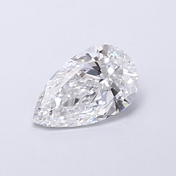0.35 Carat Pear Shaped, Very Good Cut, D Color, VVS2 Clarity, IGI Certified Lab Grown Diamond