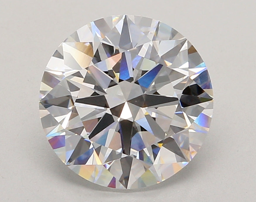 3.74 Carat Round Shaped, Ideal Cut, E Color, VVS1 Clarity, IGI Certified Lab Grown Diamond