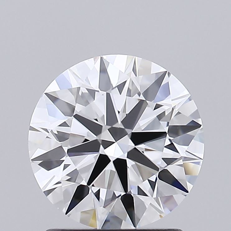 1.36 Carat Round Shaped, Ideal Cut, D Color, VVS2 Clarity, IGI Certified Lab Grown Diamond