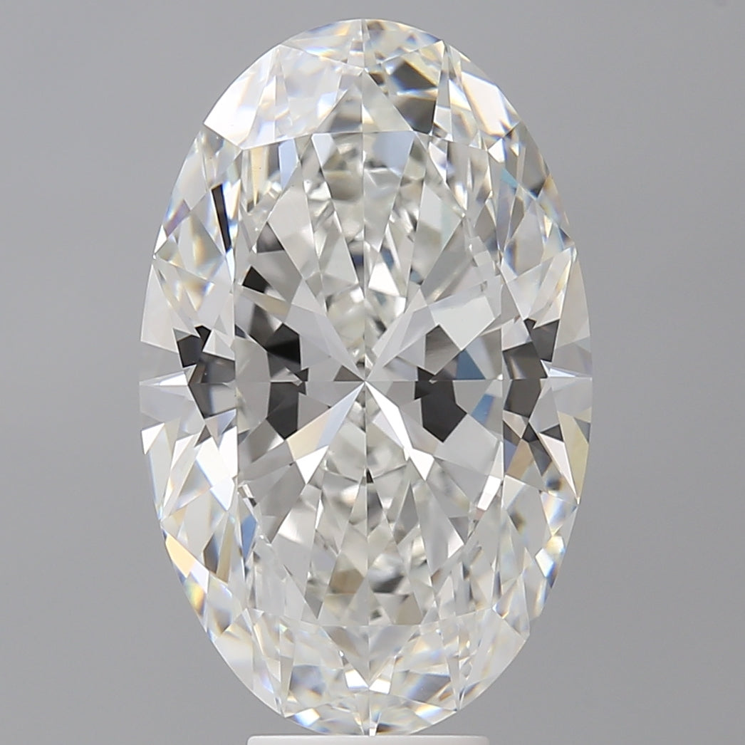 8.59 Carat Oval Shaped, Ideal Cut, F Color, VVS2 Clarity, IGI Certified Lab Grown Diamond