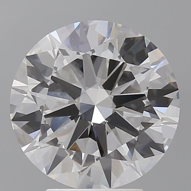 4.03 Carat Round Shaped, Excellent Cut, E Color, VVS2 Clarity, IGI Certified Lab Grown Diamond