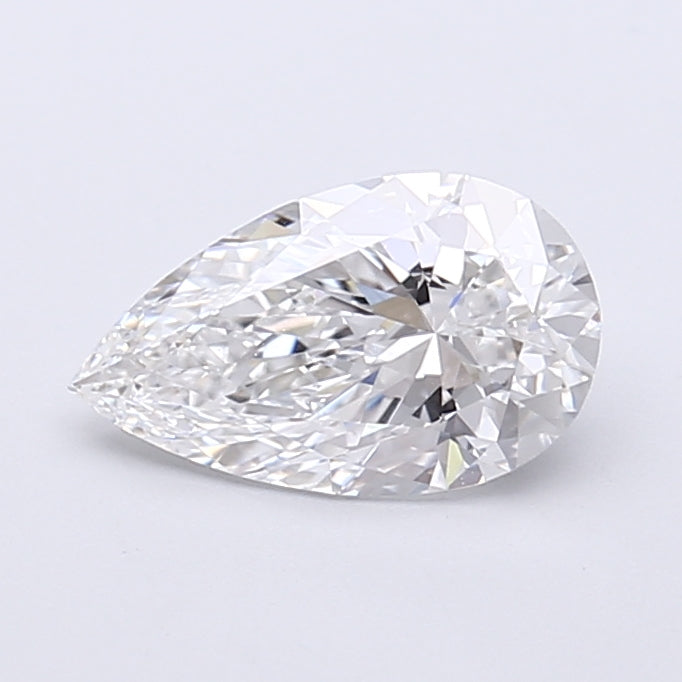 1.11 Carat Pear Shaped, Very Good Cut, D Color, VVS2 Clarity, IGI Certified Lab Grown Diamond
