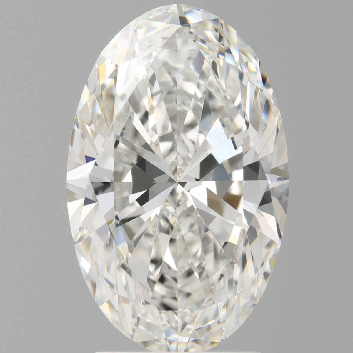 3.07 Carat Oval Shaped, Ideal Cut, F Color, VVS2 Clarity, IGI Certified Lab Grown Diamond