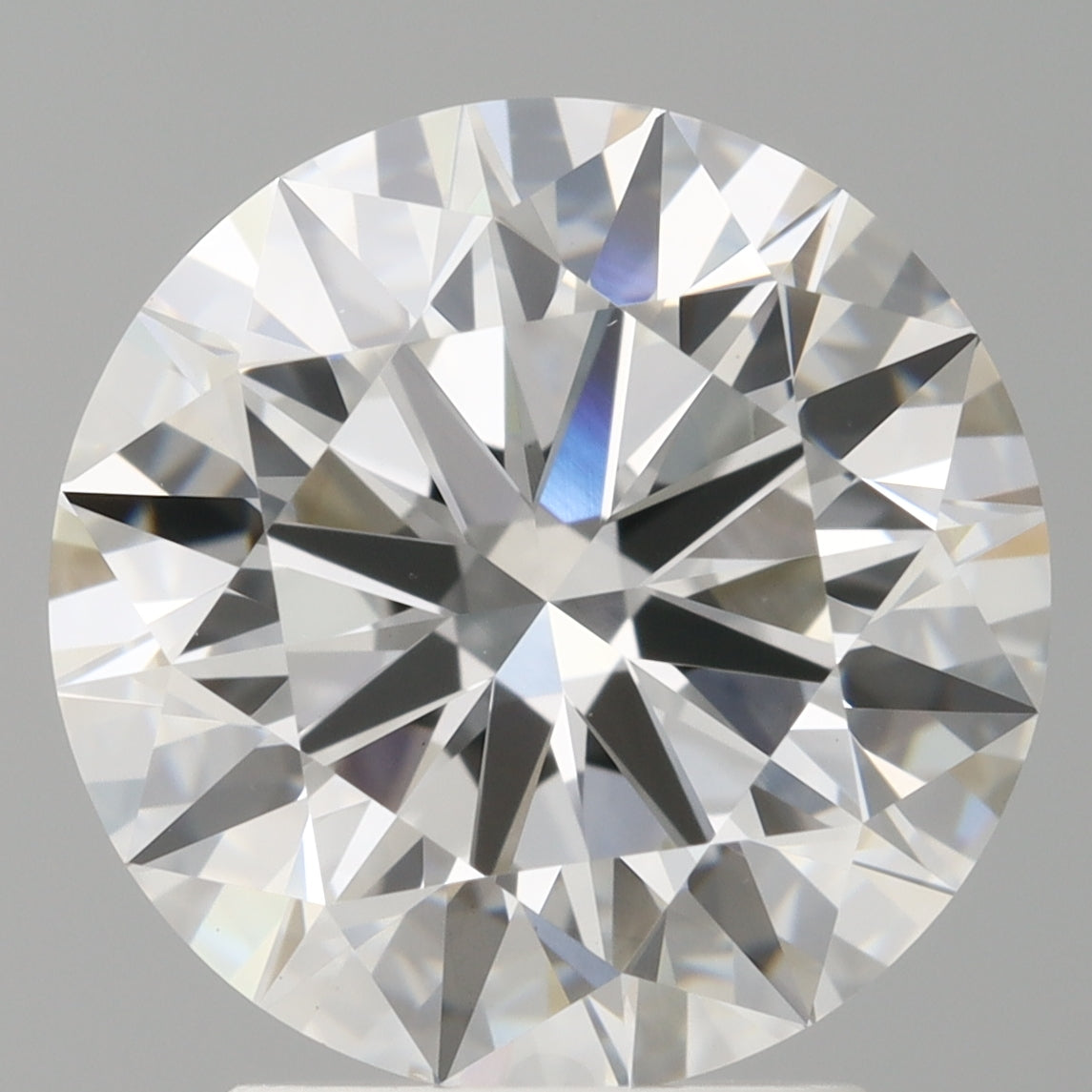 3.06 Carat Round Shaped, Ideal Cut, E Color, VVS2 Clarity, IGI Certified Lab Grown Diamond
