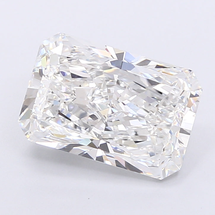 4.32 Carat Radiant Shaped, Very Good Cut, E Color, VVS2 Clarity, IGI Certified Lab Grown Diamond