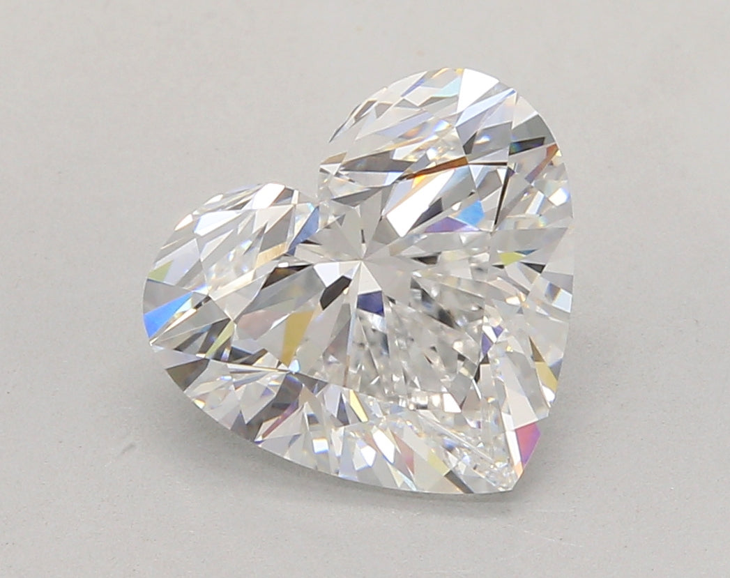 4.05 Carat Heart Shaped, Ideal Cut, D Color, VVS2 Clarity, IGI Certified Lab Grown Diamond