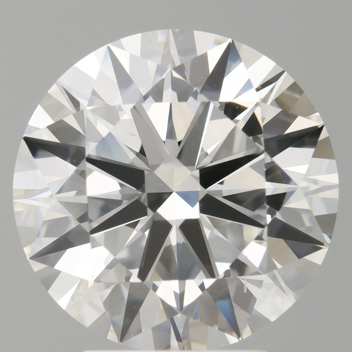 4.06 Carat Round Shaped, Ideal Cut, E Color, VVS2 Clarity, IGI Certified Lab Grown Diamond