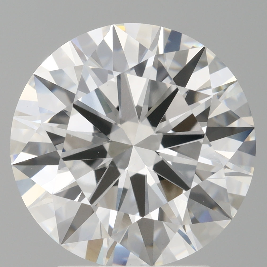 3.05 Carat Round Shaped, Ideal Cut, E Color, VVS2 Clarity, IGI Certified Lab Grown Diamond