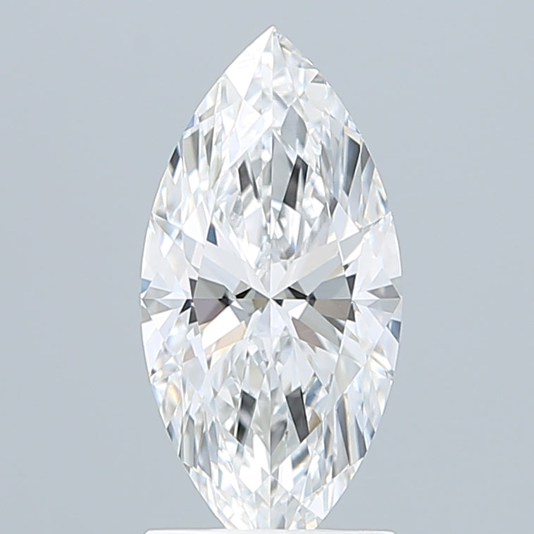 1.60 Carat Marquise Shaped, Ideal Cut, D Color, VVS2 Clarity, IGI Certified Lab Grown Diamond
