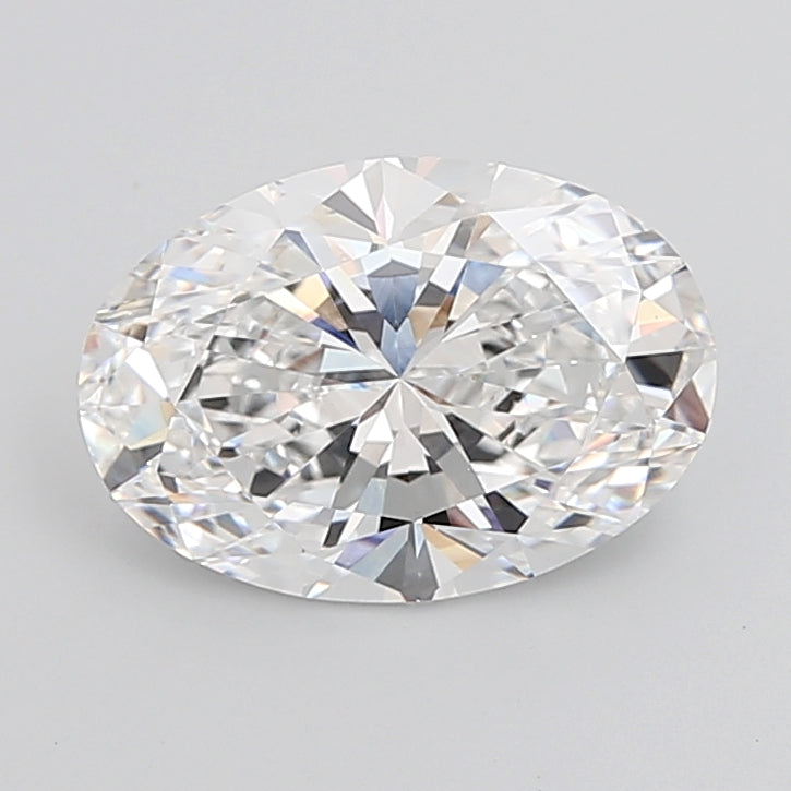 5.10 Carat Oval Shaped, Ideal Cut, D Color, VVS2 Clarity, IGI Certified Lab Grown Diamond