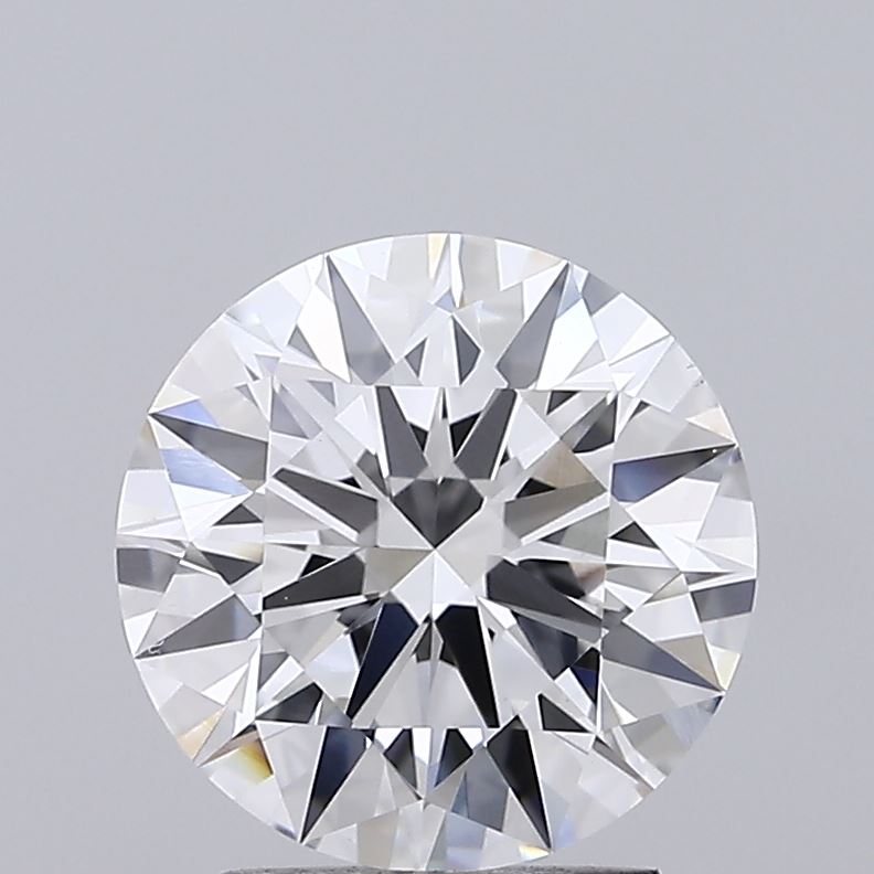2.50 Carat Round Shaped, Ideal Cut, F Color, VS1 Clarity, IGI Certified Lab Grown Diamond