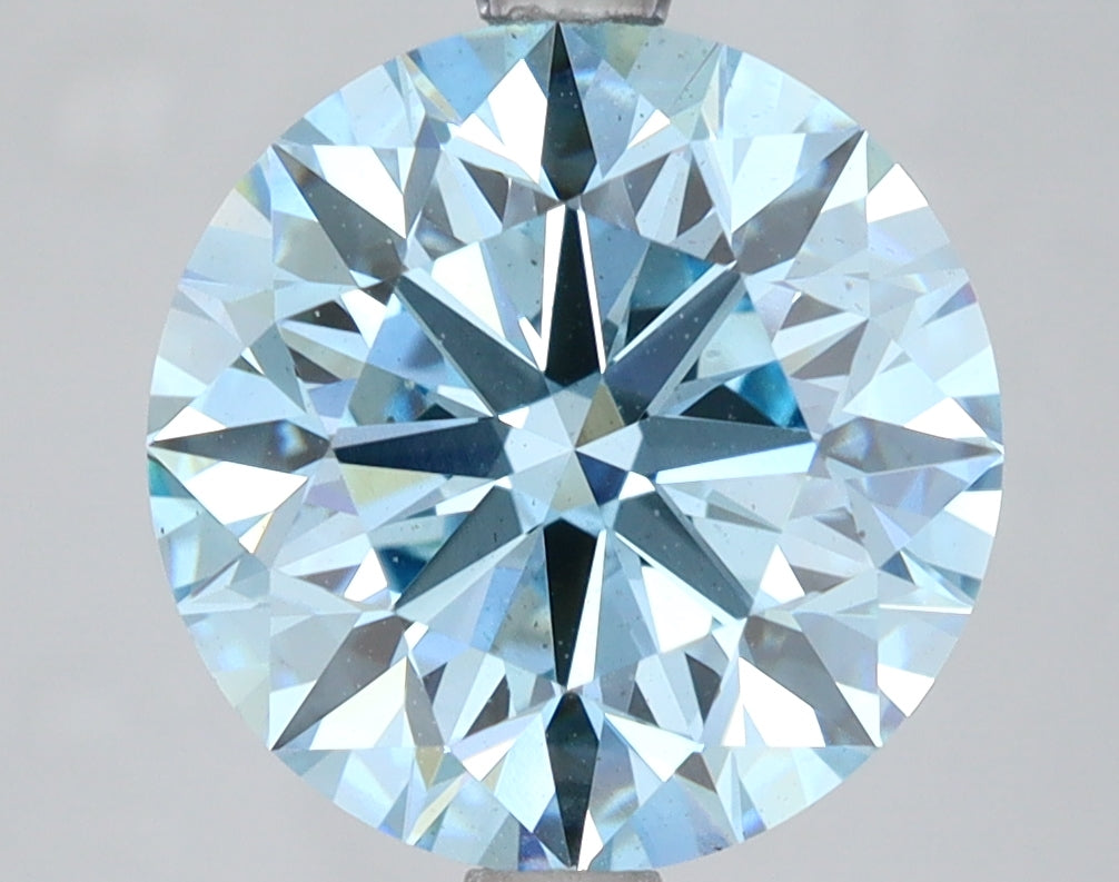 4.09 Carat Round Shaped, Excellent Cut, VS1 Clarity, IGI Certified Lab Grown Diamond