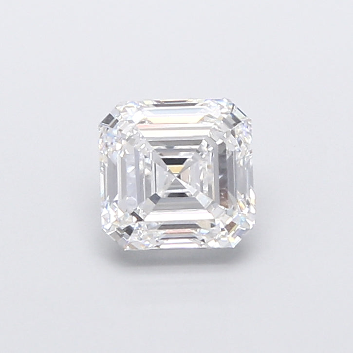 2.02 Carat Asscher Shaped, Very Good Cut, D Color, VVS2 Clarity, IGI Certified Lab Grown Diamond