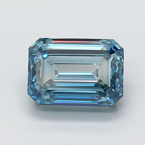 1.50 Carat Emerald Shaped, Very Good Cut, VS1 Clarity, IGI Certified Lab Grown Diamond