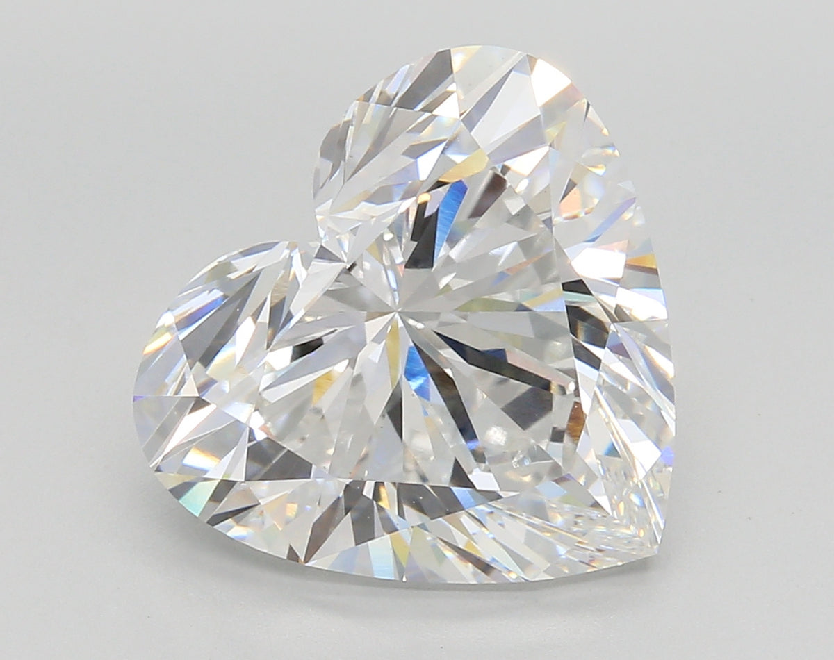 7.52 Carat Heart Shaped, Ideal Cut, E Color, VS1 Clarity, IGI Certified Lab Grown Diamond