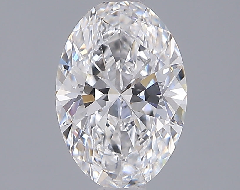 1.54 Carat Oval Shaped, Ideal Cut, D Color, VVS2 Clarity, IGI Certified Lab Grown Diamond