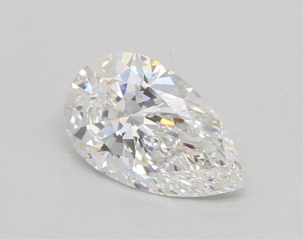 2.06 Carat Pear Shaped, Ideal Cut, F Color, VVS1 Clarity, IGI Certified Lab Grown Diamond