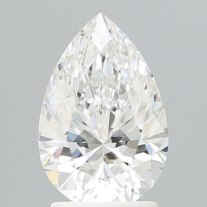 2.15 Carat Pear Shaped, Excellent Cut, E Color, VVS2 Clarity, IGI Certified Lab Grown Diamond