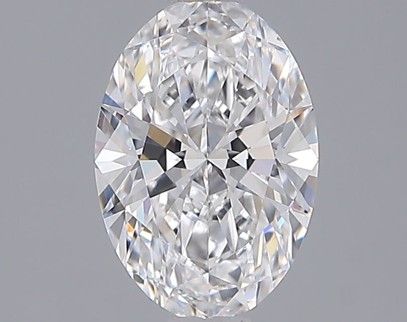 1.56 Carat Oval Shaped, Ideal Cut, D Color, VVS2 Clarity, IGI Certified Lab Grown Diamond