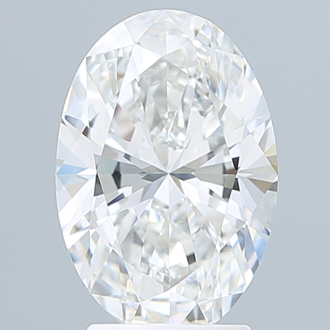 3.01 Carat Oval Shaped, Ideal Cut, E Color, VVS2 Clarity, IGI Certified Lab Grown Diamond
